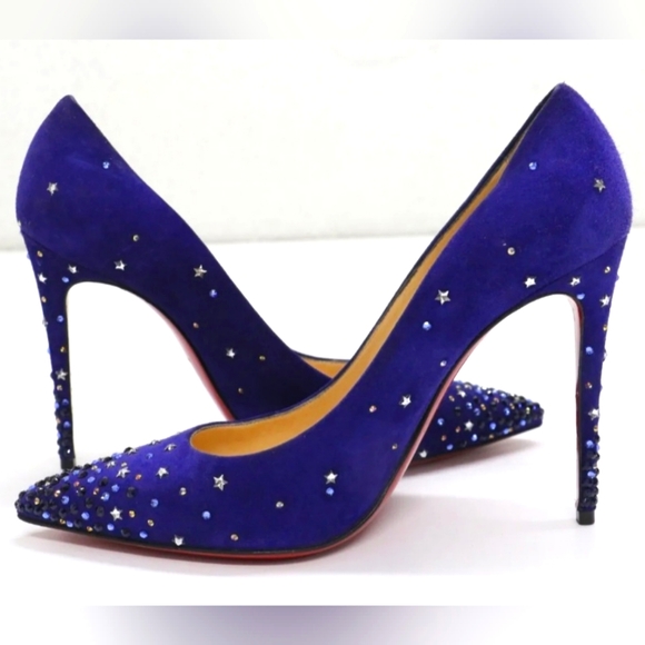 Christian Louboutin Shoes - Christian Louboutin Gravitanita 100 veau velours -- Star-Studded open to offers